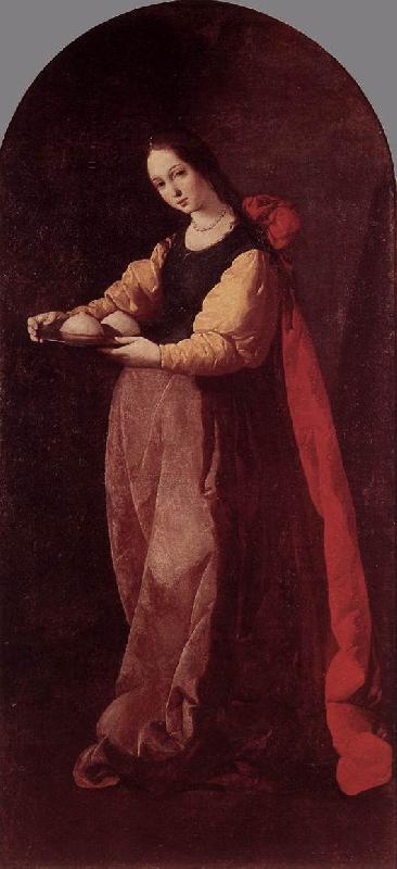 ZURBARAN  Francisco de St Agatha France oil painting art